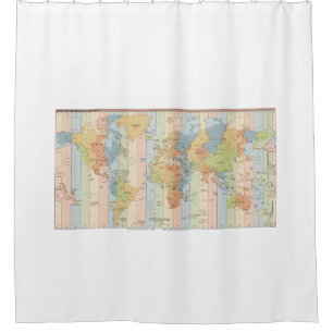 Global Time Zones Map