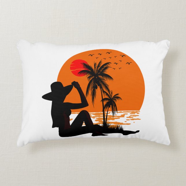 Global Tourism Day Accent Pillow (Front)