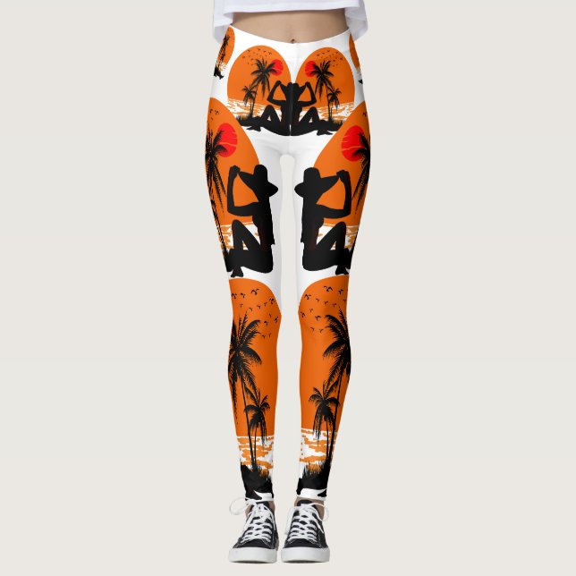 Global Tourism  Day Leggings (Front)
