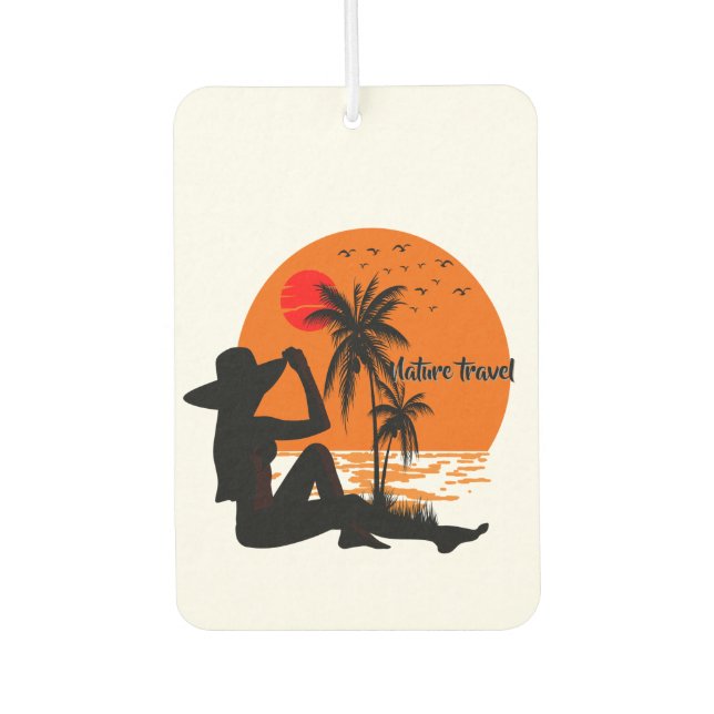 Global Tourism Resilience Day Air Freshener (Front)