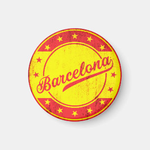 Global Traveller - Barcelona, Spain Magnet