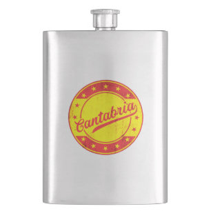 Global Traveller - Cantabria, Spain Hip Flask