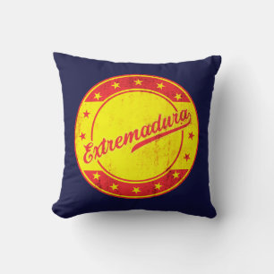 Global Traveller - Extremadura, Spain Throw Pillow