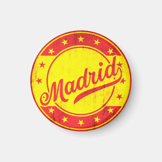 Global Traveller - Madrid, Spain Magnet (Front)