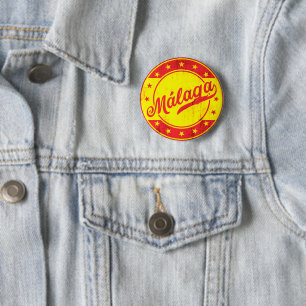 Global Traveller - Malaga, Spain 2 Inch Round Button