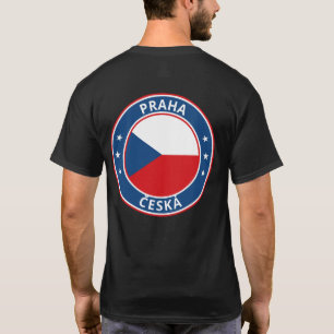 Global Traveller - Praha Prague, Česká (Edit) St T-Shirt