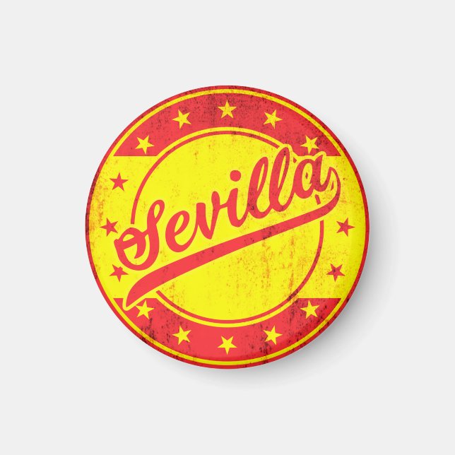 Global Traveller - Sevilla, Spain Magnet (Front)