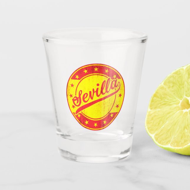 Global Traveller - Sevilla, Spain Shot Glass (Front)