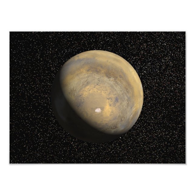 Global view of Mars Photo Print (Front)