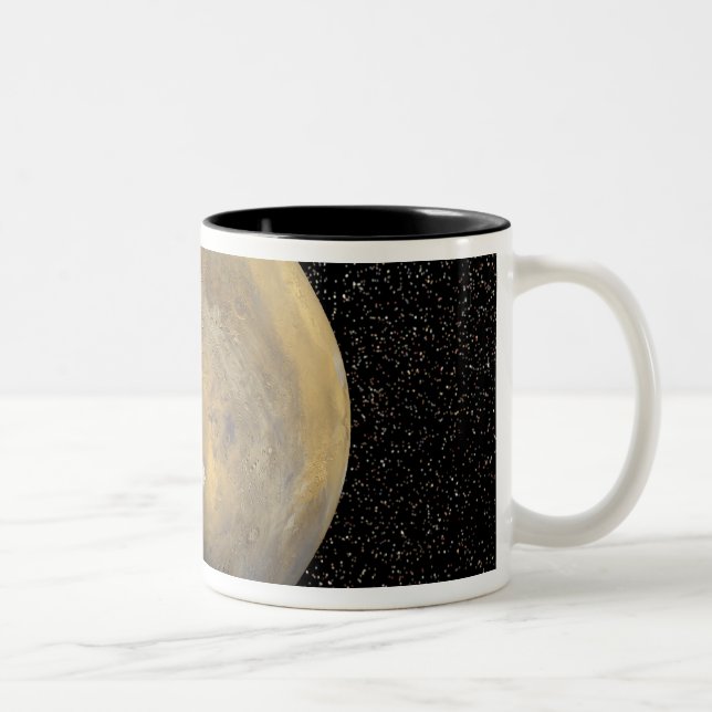 Global view of Mars Two-Tone Coffee Mug (Right)