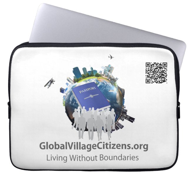 Global Village Citizens - Laptop Sleeve 13"  (Front)