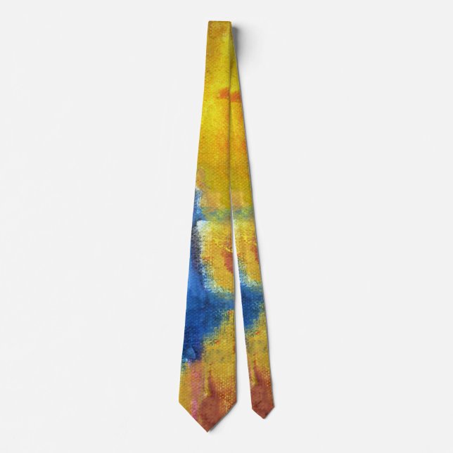 Global Warming abstract Tie (Front)
