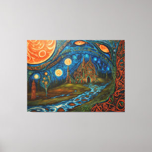 Global warming Art Canvas Print
