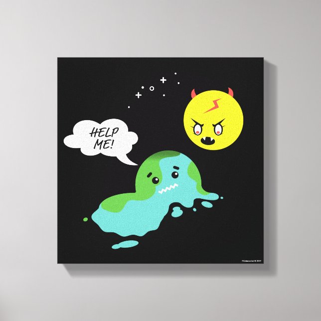 Global Warming Canvas Print (Front)