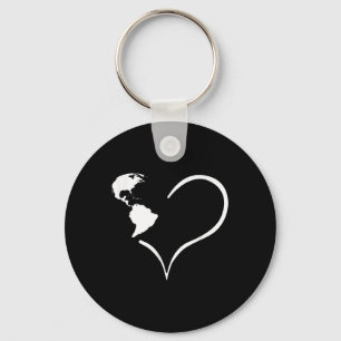 Global Warming Environmental Protection And Recycl Keychain