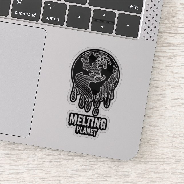 Global Warming equals Melting Planet (Detail)
