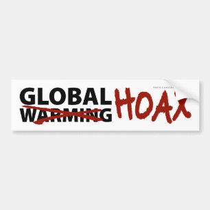 Global Warming Hoax Bumper Sticker