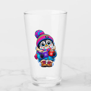 Global Warming My Flipper Cute Penguin Sticker Glass