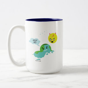 Global Warming Two-Tone Coffee Mug