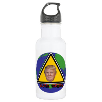 Global Warning Stainless Steel Water Bottle