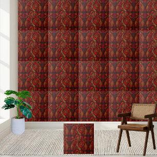 Globally Inspired African Ethnic Pattern Tile