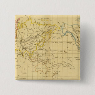 Globe 2 Inch Square Button