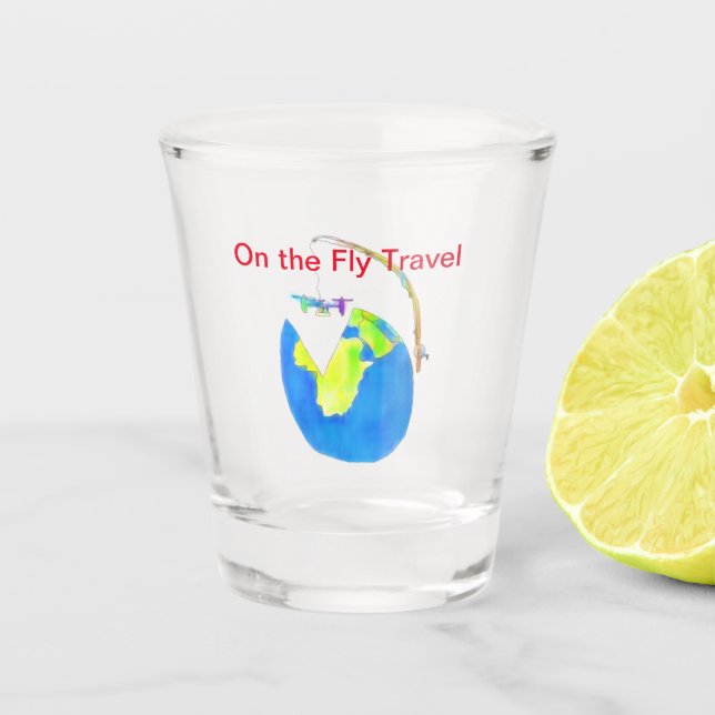 Globe Adventurer Shot Glass (Front)