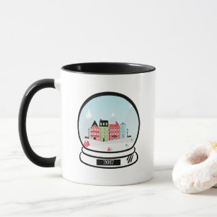 Globe des neiges d'hiver Café Mug