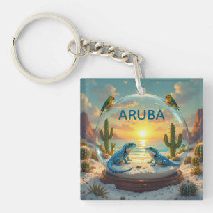 Globe du coucher de soleil d'Aruba Dushi