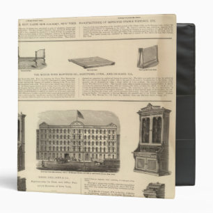 Globe Iron Foundry Woven Wire Mattress Company Binder