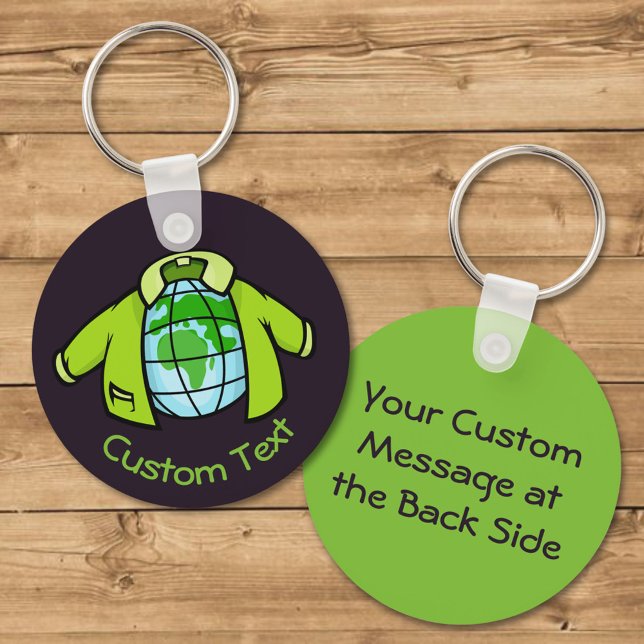 Globe Jacket Keychain (Creator Uploaded)