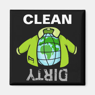 Globe Jacket Magnet