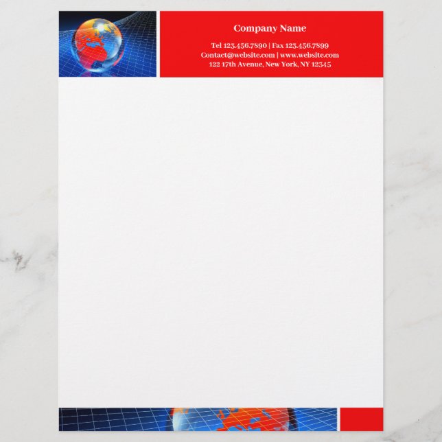 Globe Letterhead (Front)