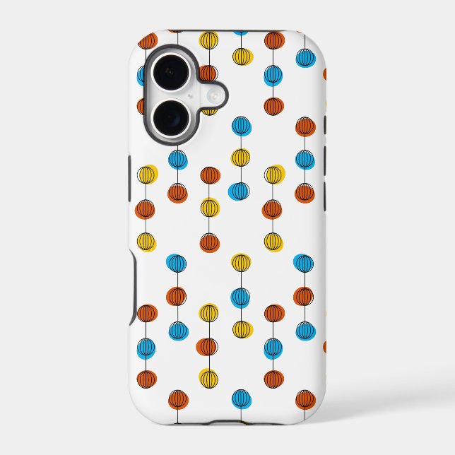 Globe Lines iPhone case (Back)