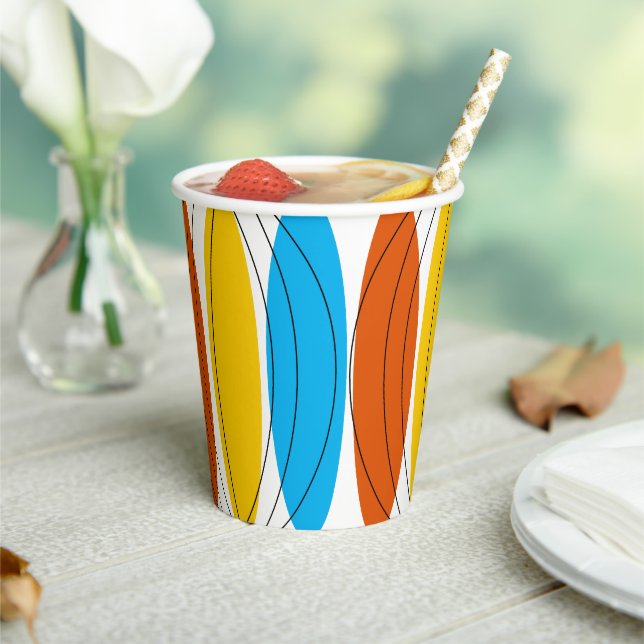 Globe Lines paper cup (Insitu)
