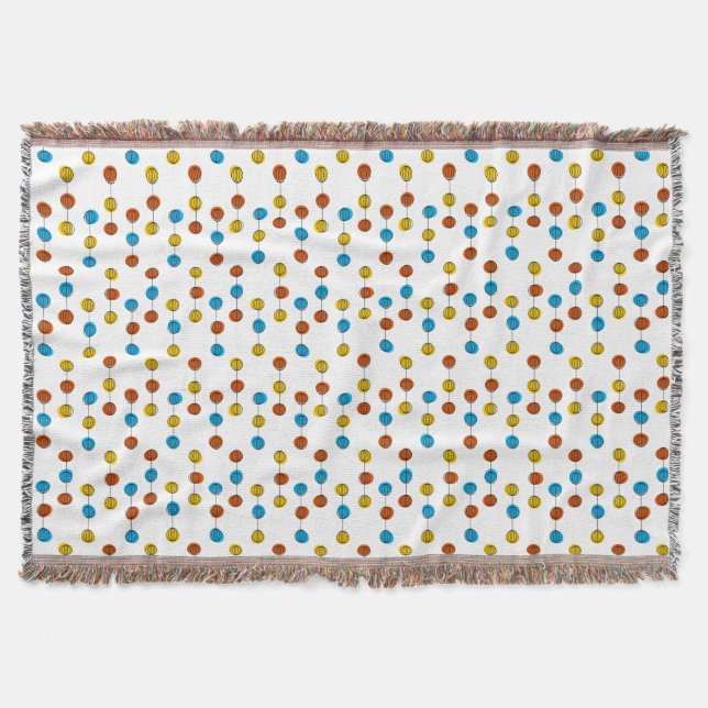 Globe Lines throw blanket (Front)