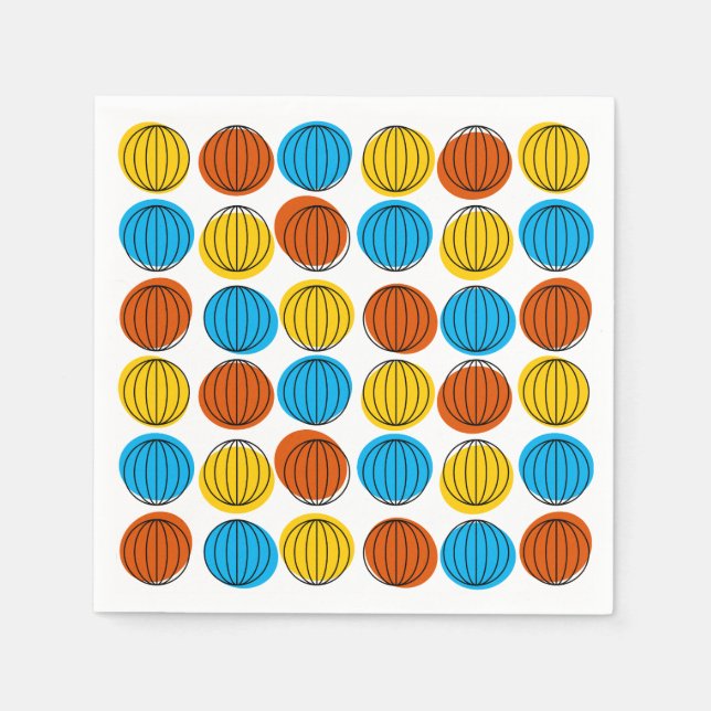 Globe Multi paper napkin (Front)