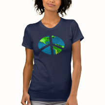 Globe Peace Sign Shirt