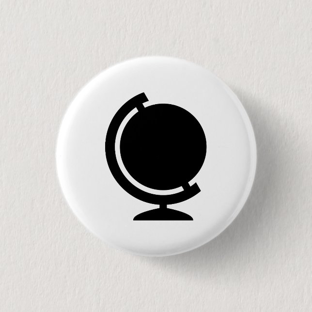 'Globe' Pictogram Button (Front)