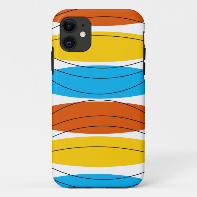 Globe Stripe iPhone case (Back)