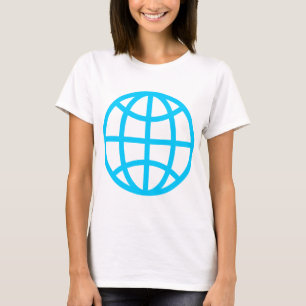 Globe Symbol - Sky Blue T-Shirt