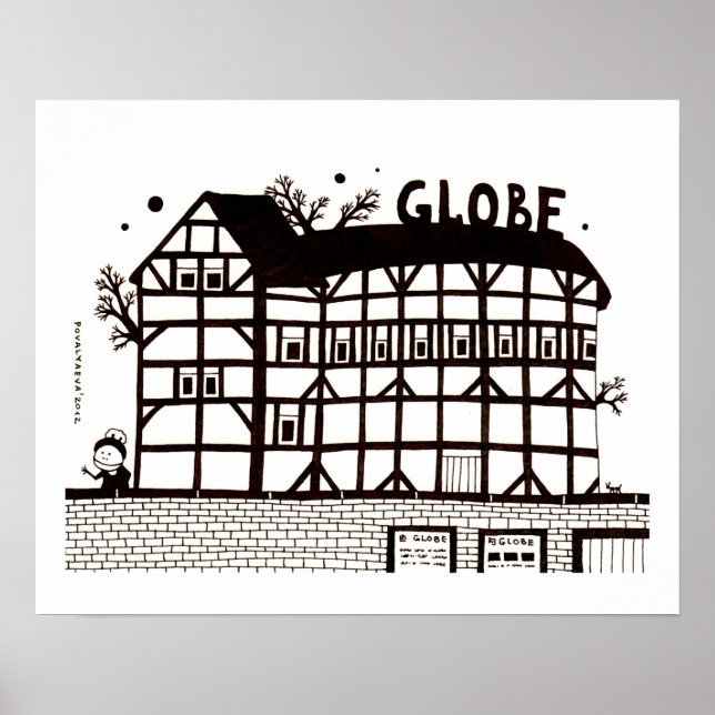 Globe Theatre Poster (Front)