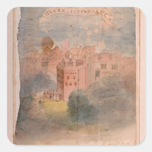 Globe Theatre, Southwark Square Sticker