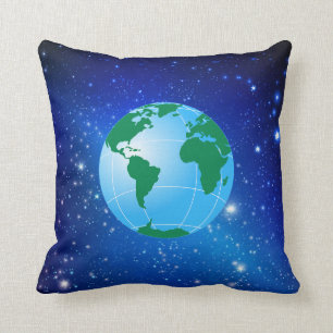 GLOBE THROW PILLOW