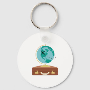 Globe Travel Keychain