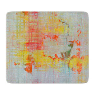 Globetrotter 6 x 7 Déco Planche à découper en verr