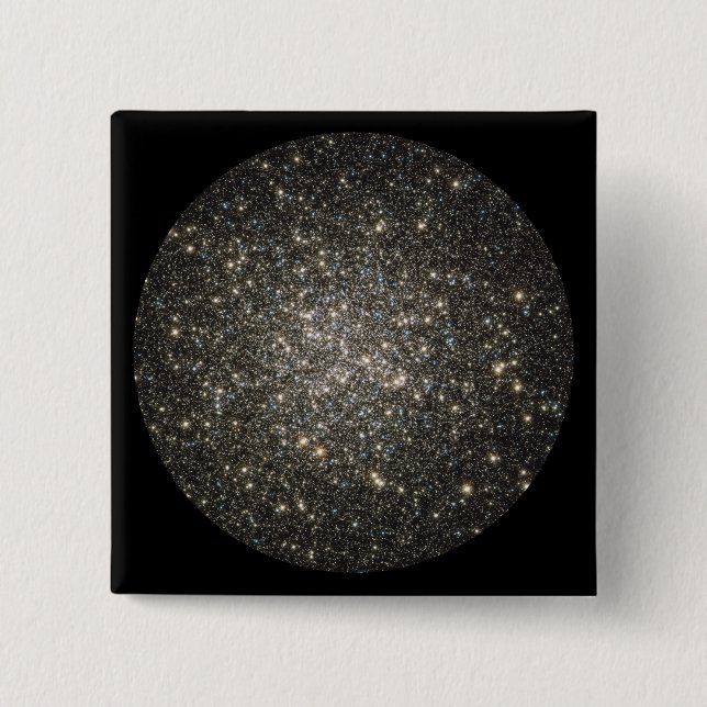 Globular cluster M13 2 Inch Square Button (Front)