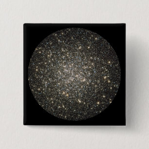 Globular cluster M13 2 Inch Square Button