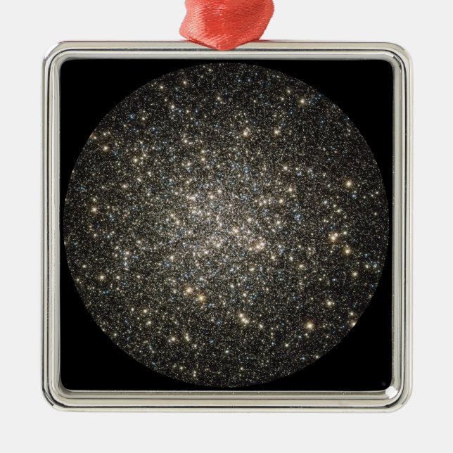 Globular cluster M13 2 Metal Ornament (Front)