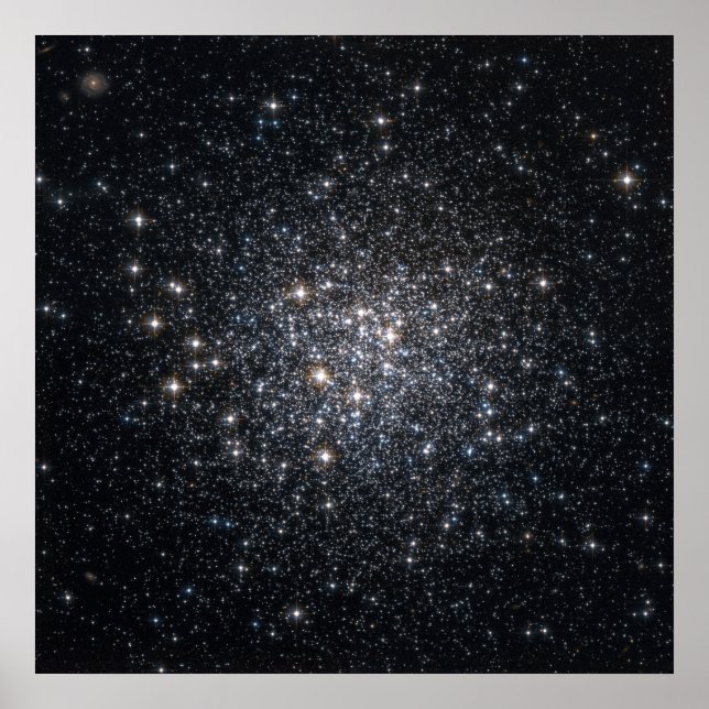 Globular Cluster M72 Stars Space Poster (Front)